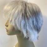 Human hair silver grey. Gss810