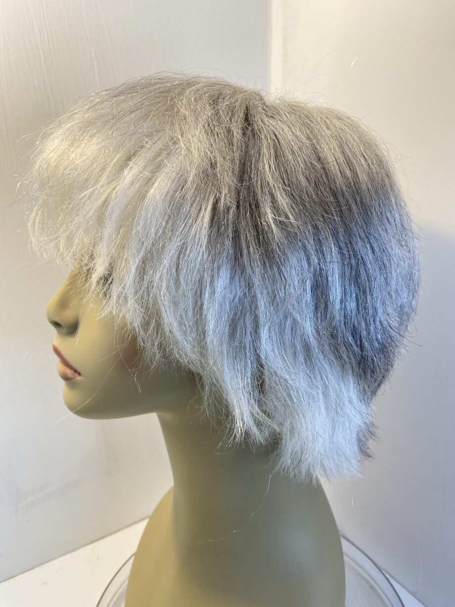 Human hair silver grey. Gss810