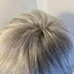 Human hair silver grey. Gss810