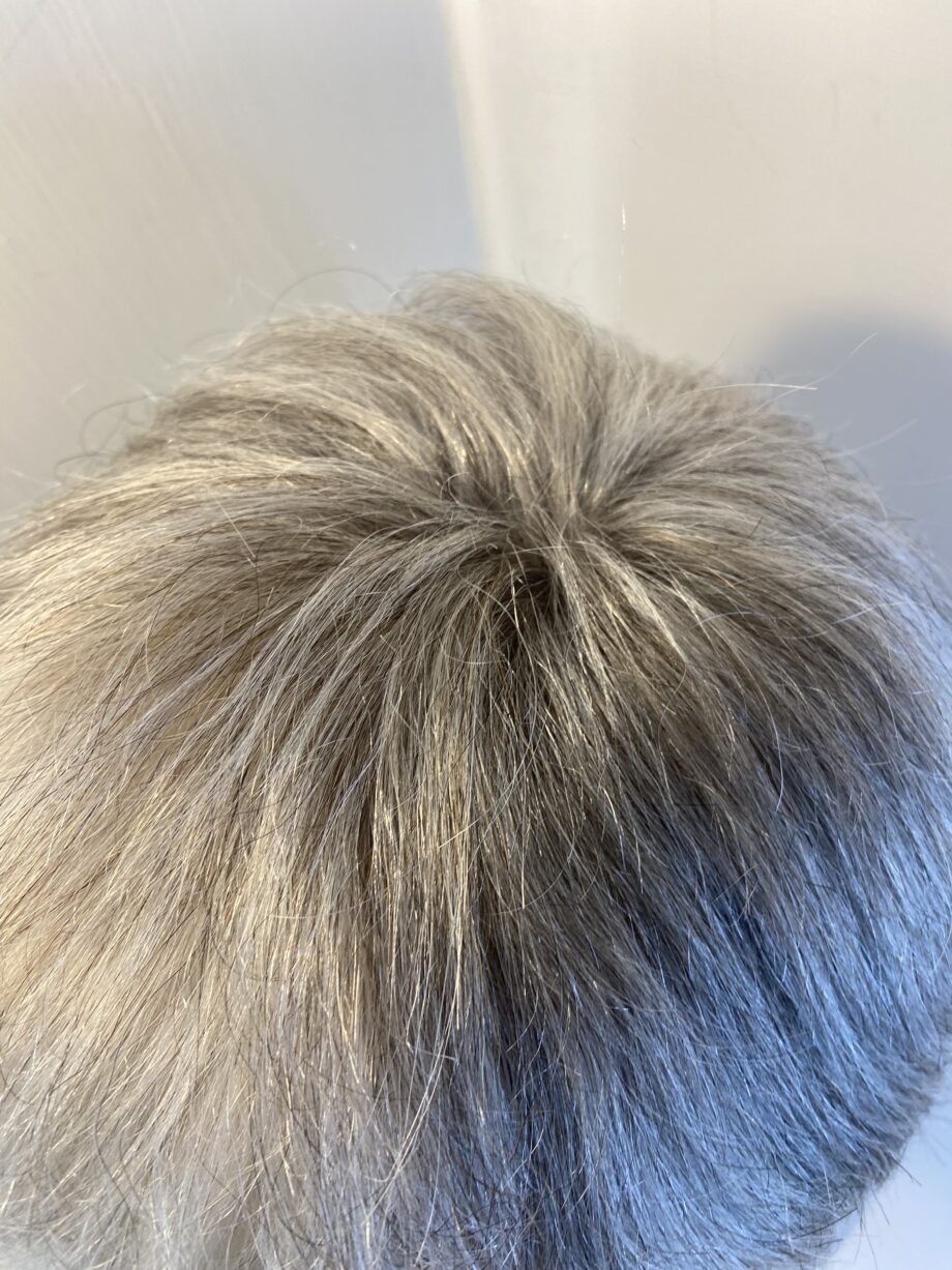 Human hair silver grey. Gss810