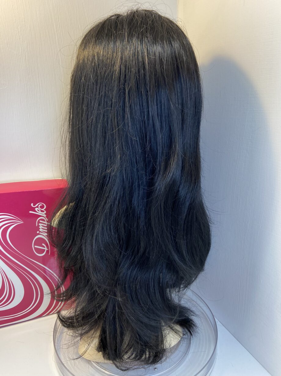 Stunning black long Dimples wig. Bbllw463