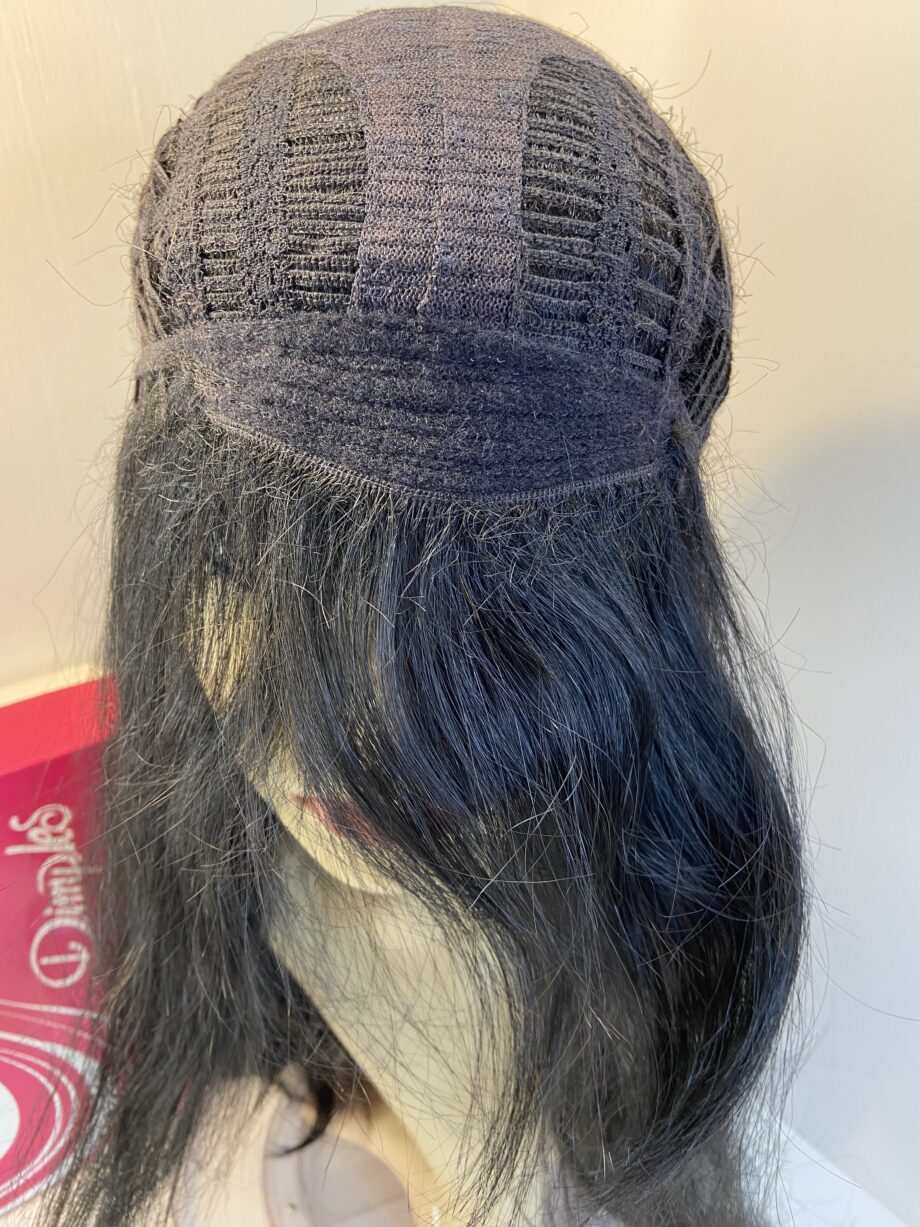 Stunning black long Dimples wig. Bbllw463