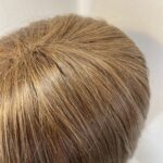 Shiny brown sleek wig. Bbrss465