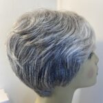 Boxed silver stone sentoo collection wig. Bgsw476