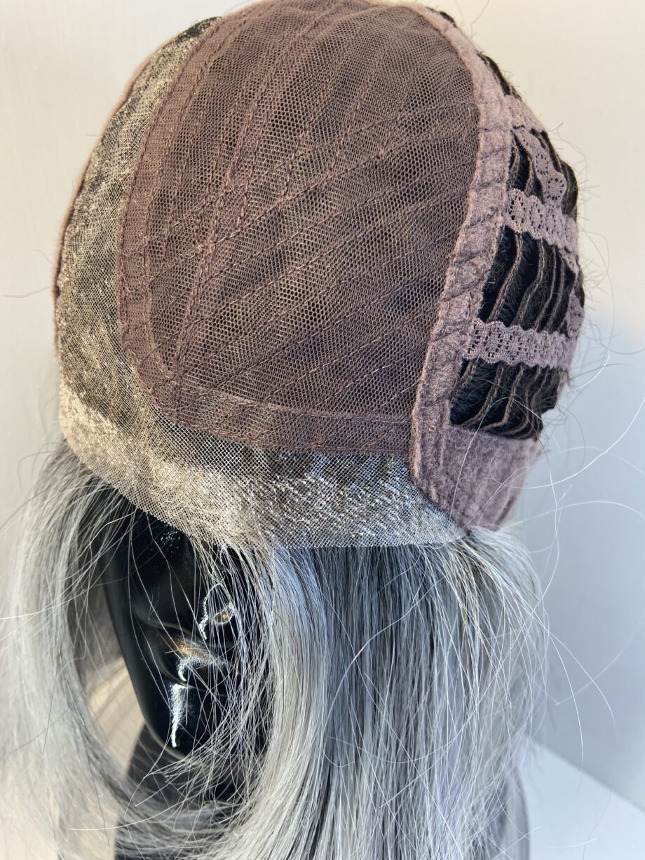 Silver grey long Ellen Wille wig. Gls814