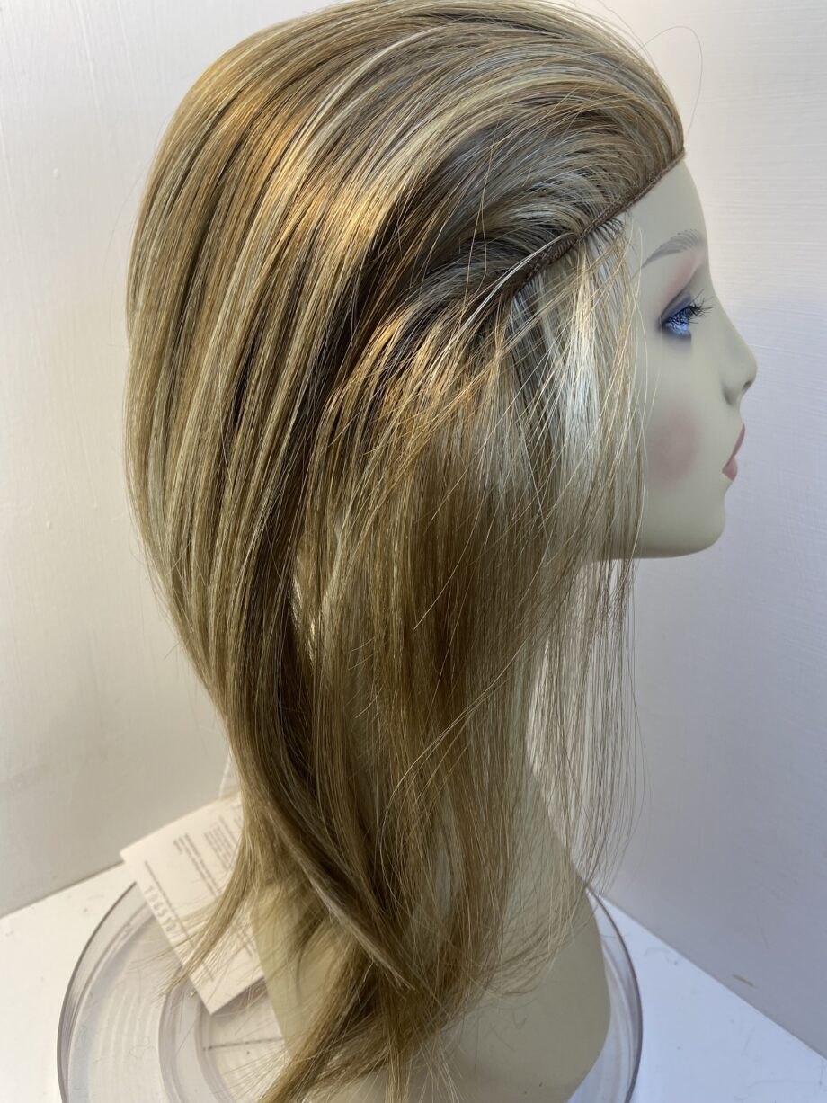 New halo hair piece and fringe long blonde. Blls522