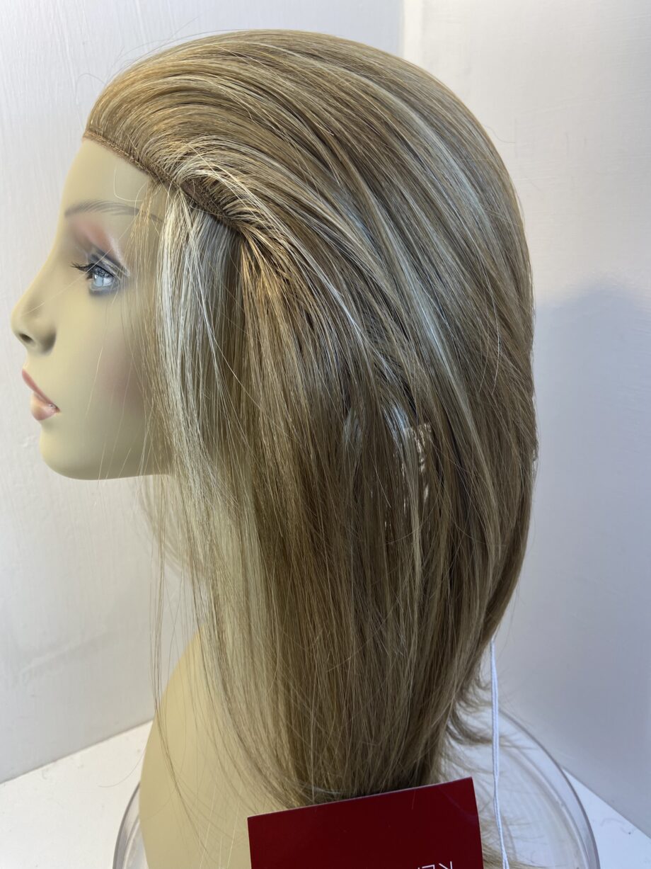New halo hair piece and fringe long blonde. Blls522