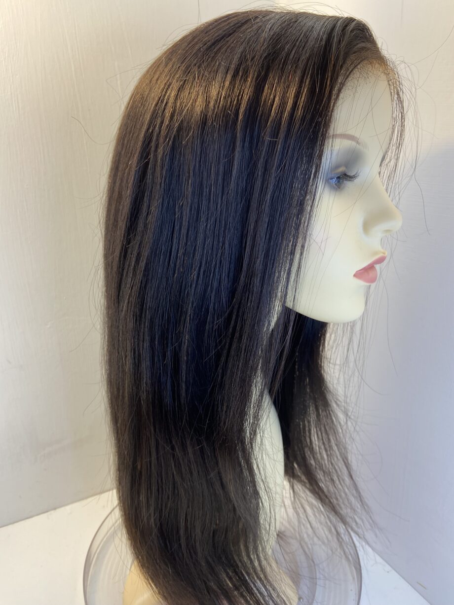 New long dark brown wig. Bbrls472