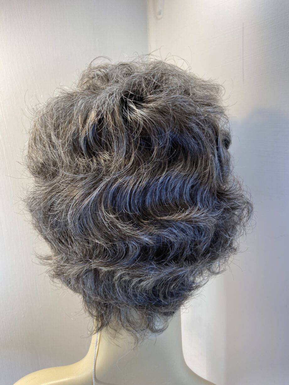 New stylish salt and pepper grey wig gwm315