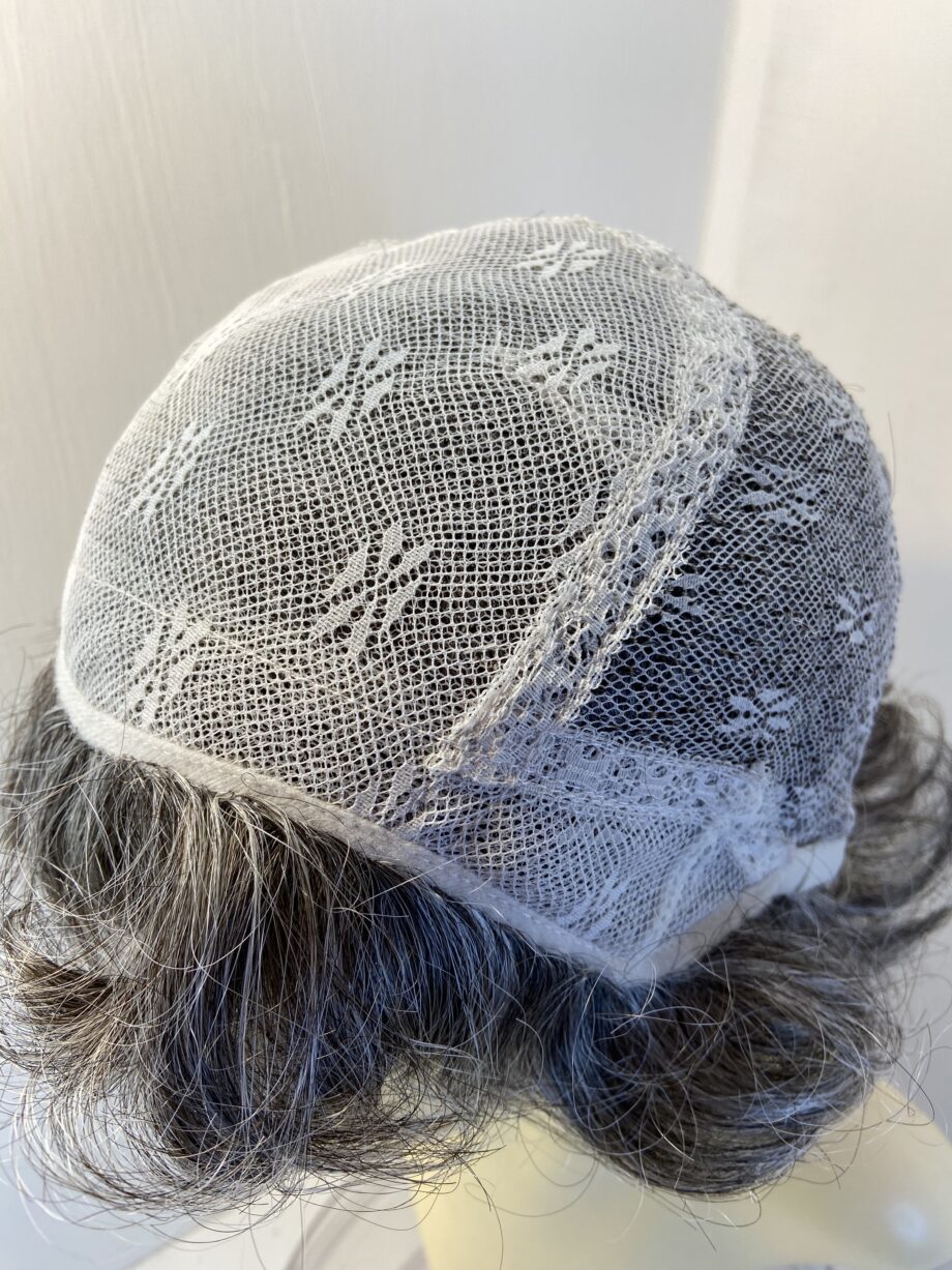 New stylish salt and pepper grey wig gwm315