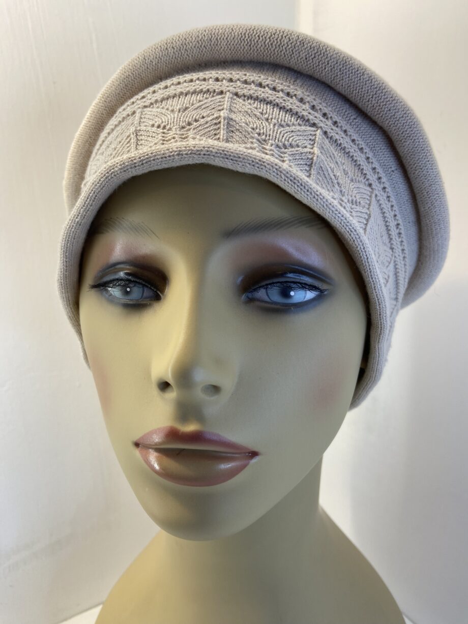 New cream hat. 106