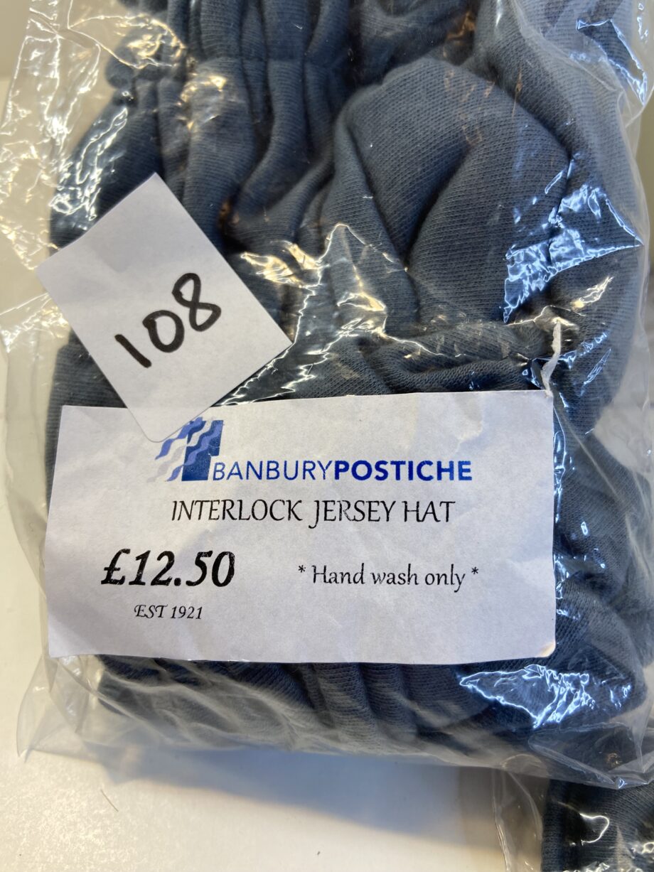 Jersey grey hat. 108