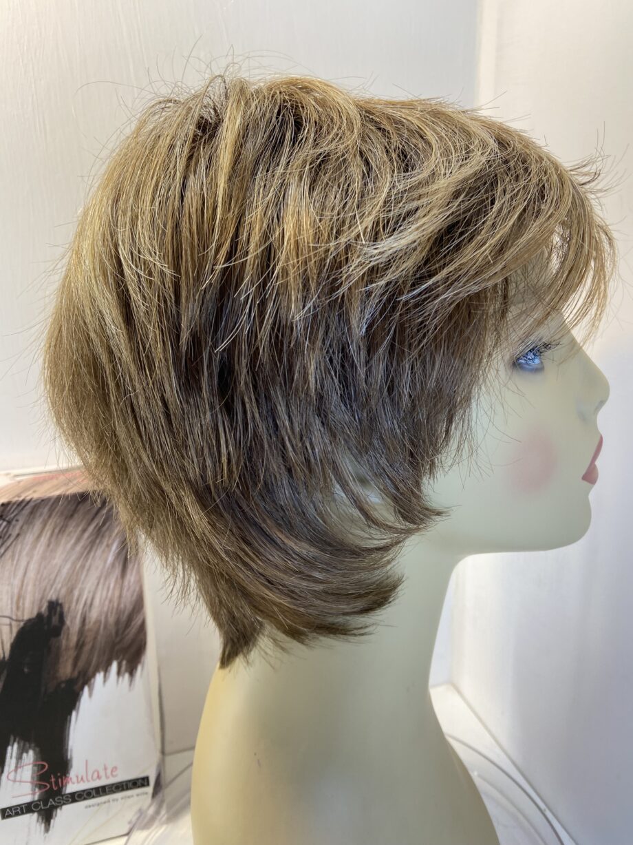 Boxed brown short Ellen Wille wig. Bbrss477