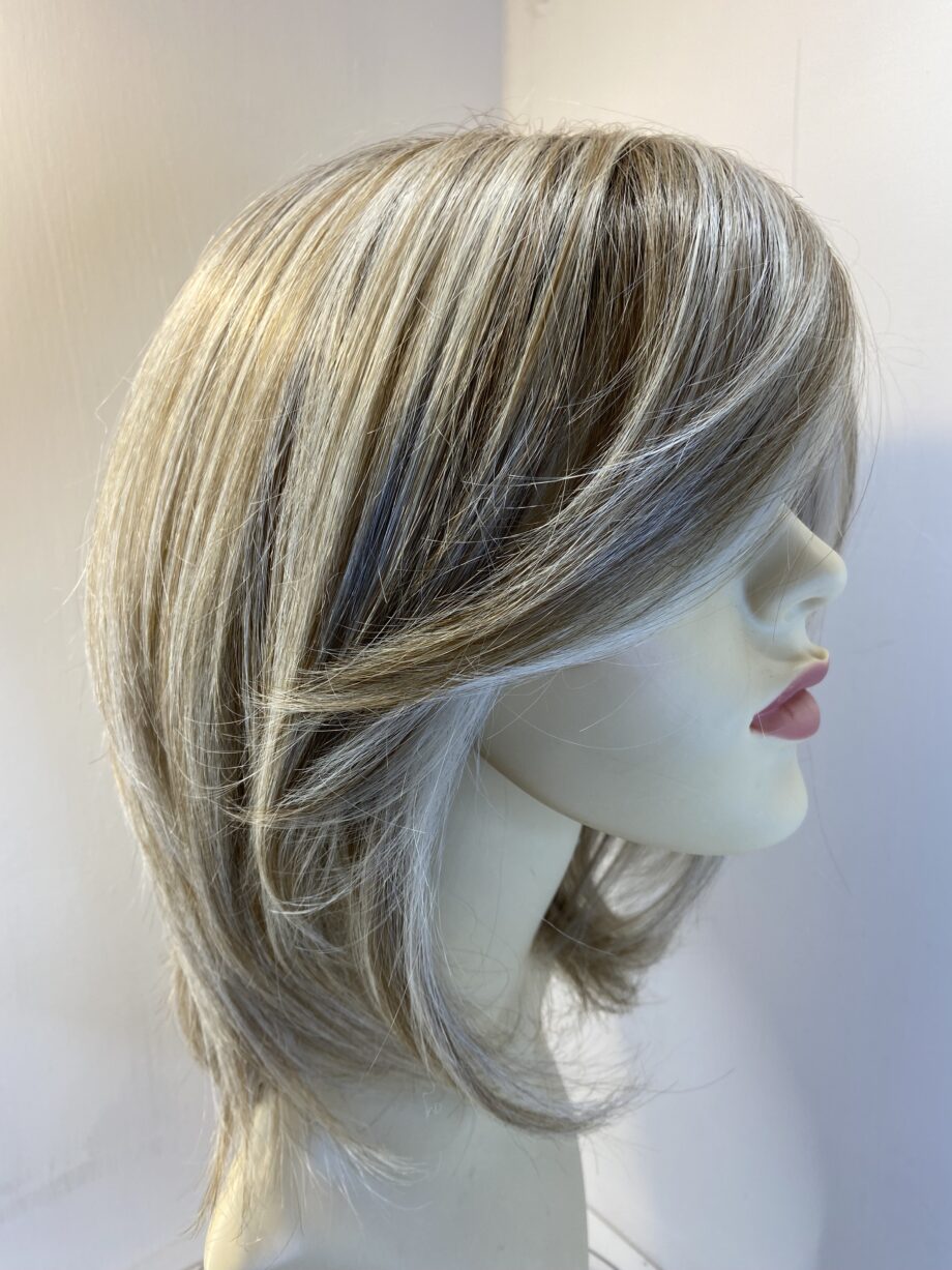 Gorgeous blonde soft cap designer wig. Blls718