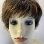 New modern stylish brown boxed wig. Rene of Paris. Bbrss480