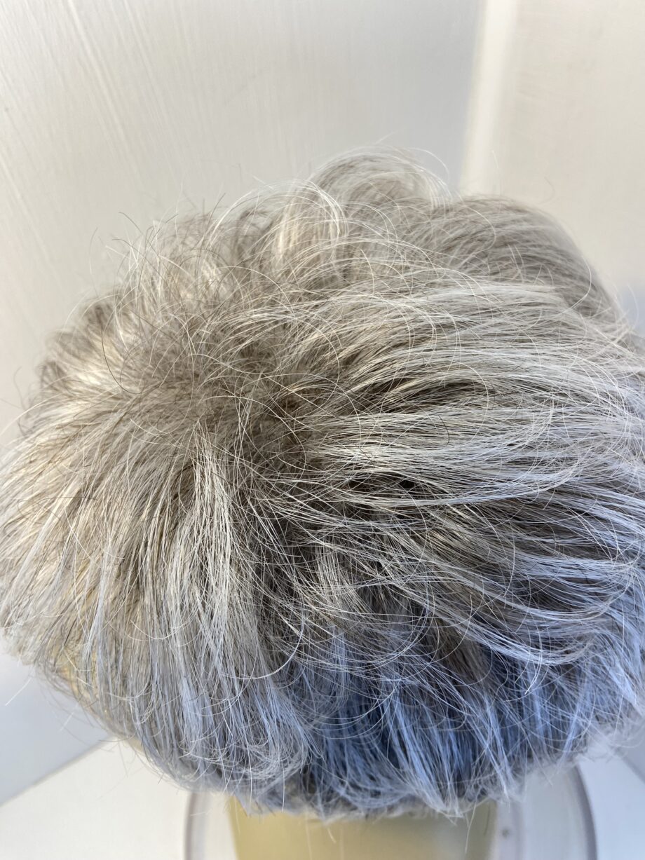 Silver grey short wig. Gss719