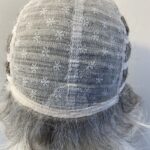 Silver grey short wig. Gss719
