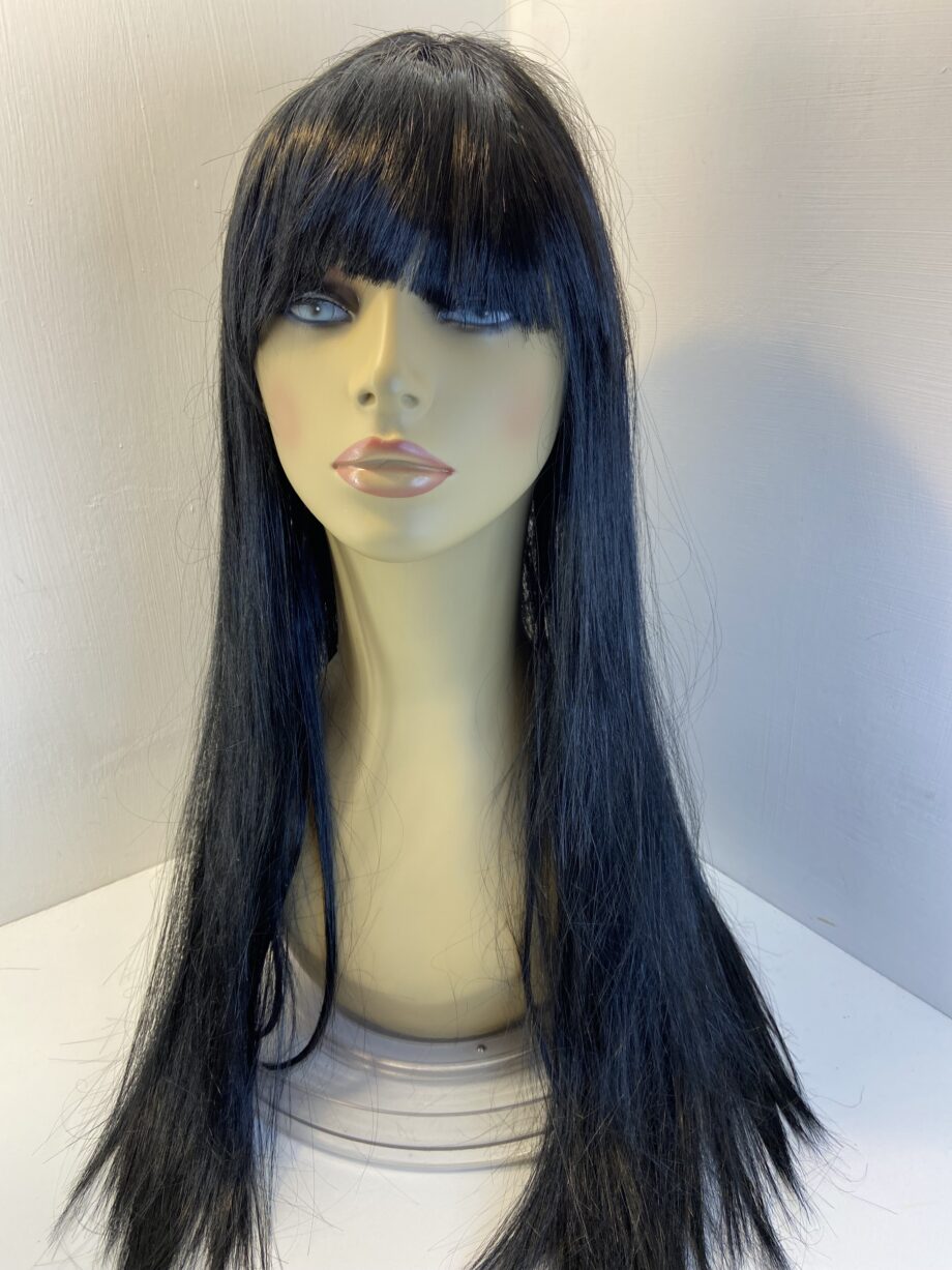 Very Long black wig. Blals721