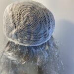 Fun silver sparkling grey long wig. Silver 723