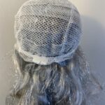 Fun silver sparkling grey long wig. Silver 723