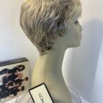New blonde short Dimples wig. Bblss481