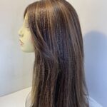 Extra long brown wig. Brls802