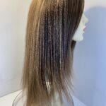 Extra long pre loved brown wig. Brls804