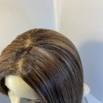 Extra long pre loved brown wig. Brls804