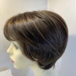 New short Noriko ginger brown boxed wig. Bbrss483