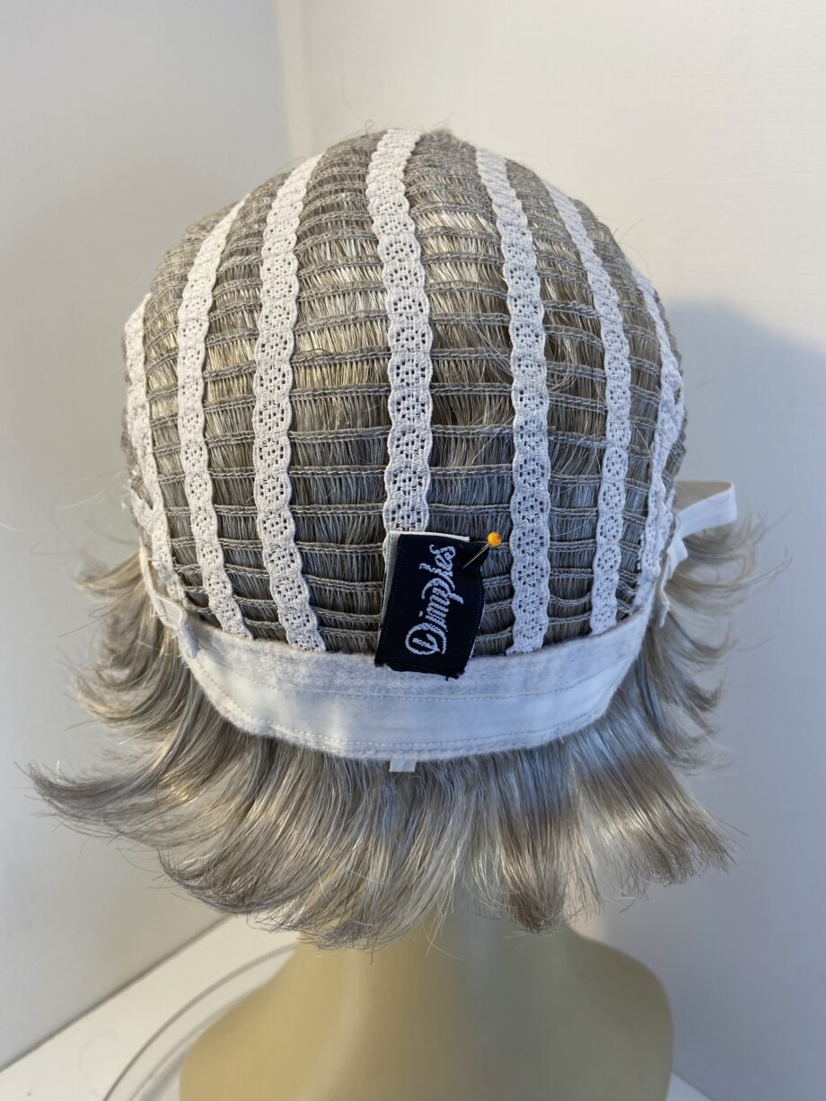 Silver dimples designed wig. Gsw805