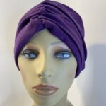 Purple warm hat. 121