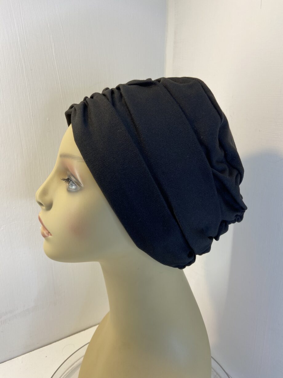 New warm black hat. 123