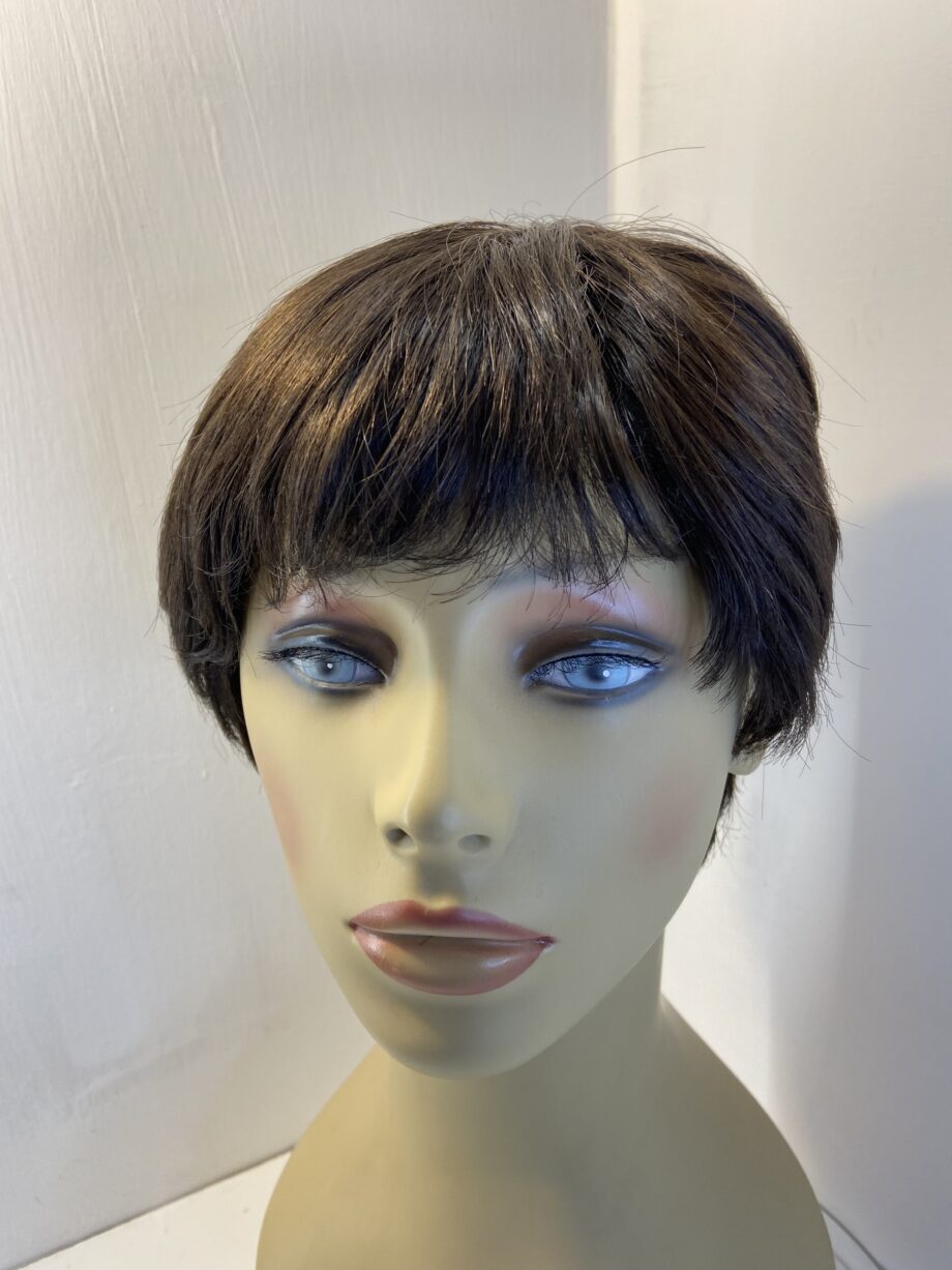 Dark brown lotus short wig. Brss807