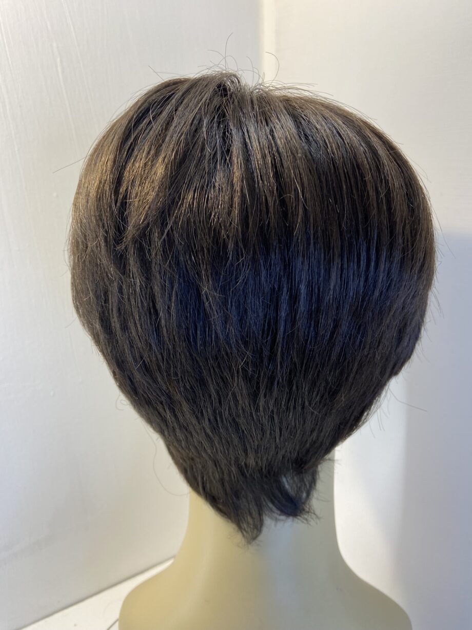 Dark brown lotus short wig. Brss807