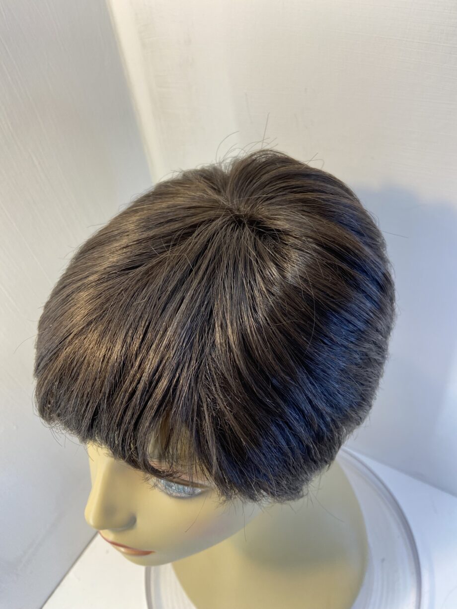 Dark brown lotus short wig. Brss807