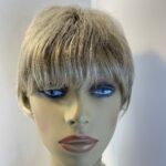 Short blonde rooted wig. Blss606
