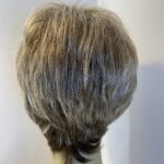 Short blonde rooted wig. Blss606