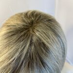 Blonde rooted soft cap beautiful wig. Blms812