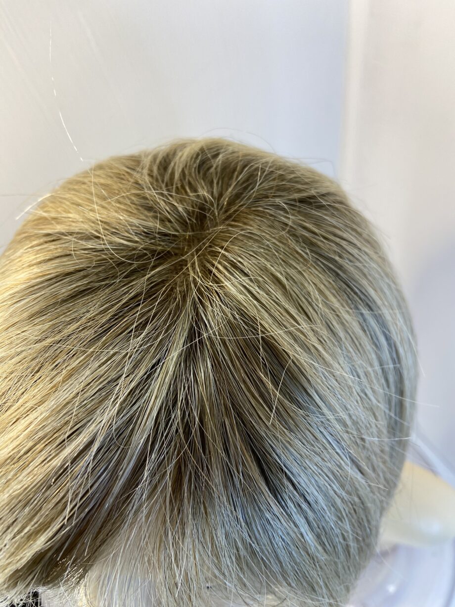Blonde rooted soft cap beautiful wig. Blms812