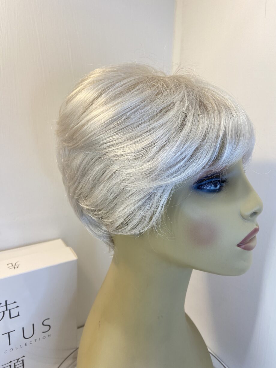 Lotus new silver soft cap wig. Bgss486