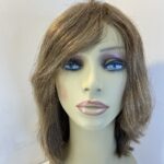 Human hair brown long wig. Brlw512