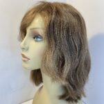 Human hair brown long wig. Brlw512