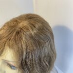 Human hair brown long wig. Brlw512