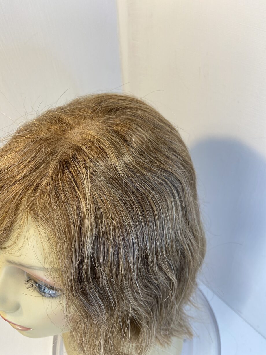 Human hair brown long wig. Brlw512