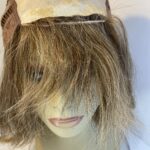 Human hair brown long wig. Brlw512