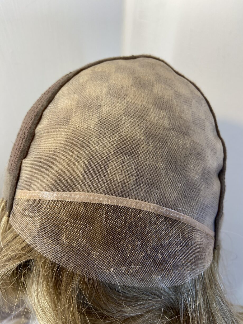 New human hair blonde wig. Bblms491
