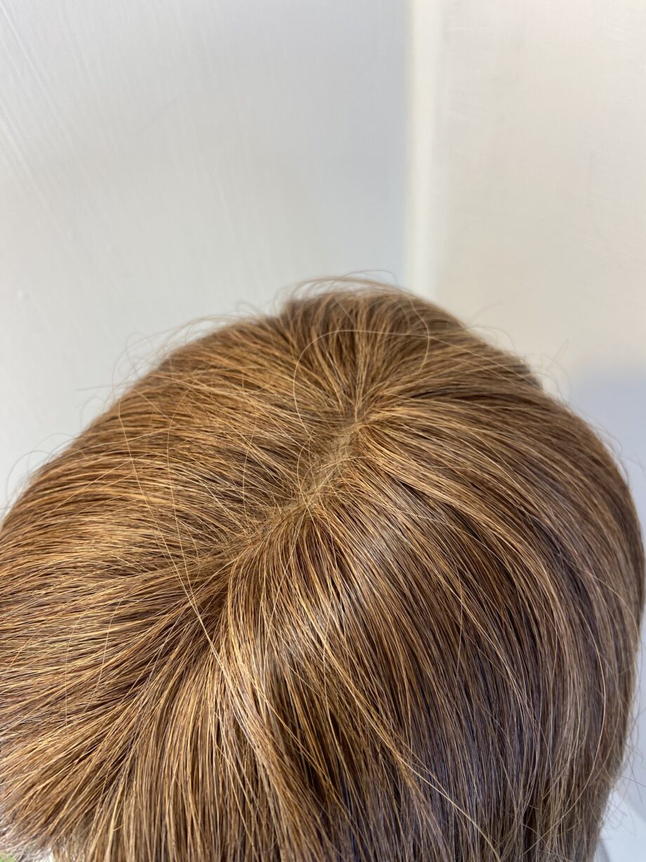 Human hair brown wig. Bbrms493