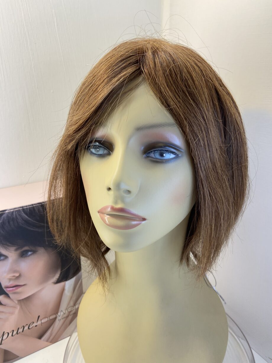 Human hair chocolate brown wig. Bbrms450