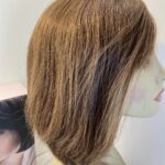 Human hair chocolate brown wig. Bbrms450