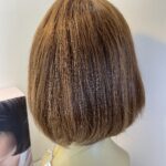 Human hair chocolate brown wig. Bbrms450